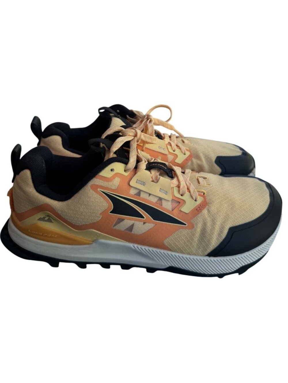 Altra Lone Peak 7 Trail Running Shoes Women's Size 8.5 US Tan Orange Running